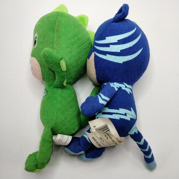 Just Play PJ Masks Gekko Catboy 8” Frog Box eOne Plush Stuffed Toy Set - Picture 14 of 15